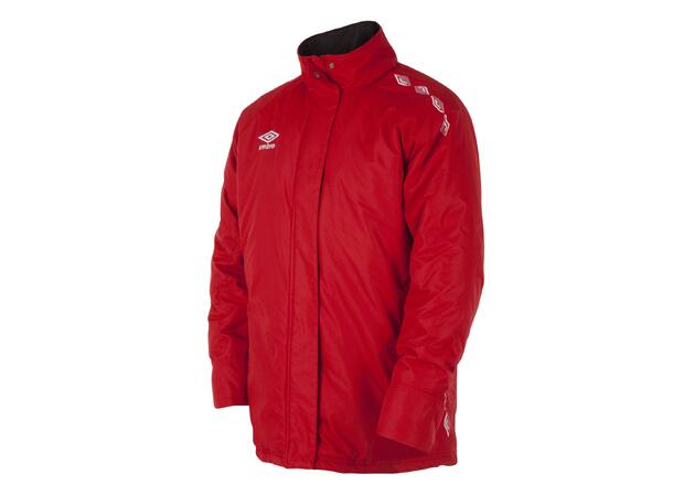 UMBRO UX-1 Team jacket jr Rød 140 Funksjonell lang vattert lagjakke 